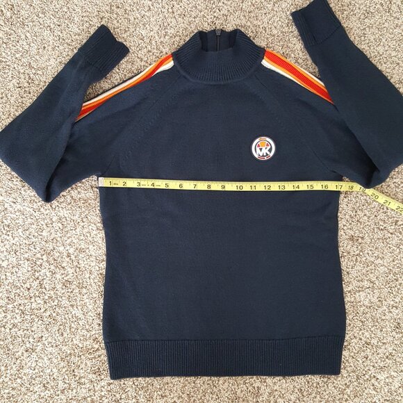 Exclusive Collab Michael Kors X Ellesse Merino Wool Mock-Neck Sweater Apres Ski - Picture 8 of 14